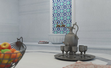 V-ray Next Sketchup Türk Hamamı 